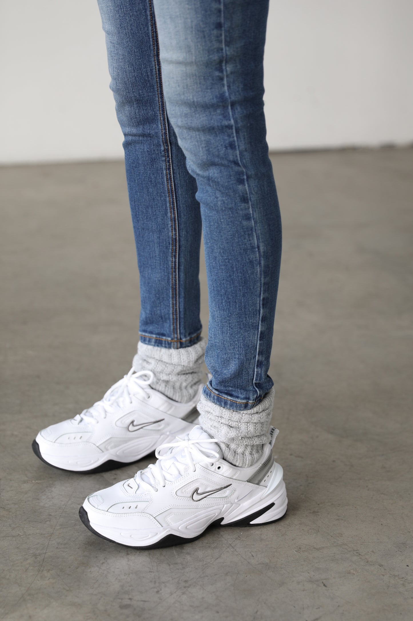 DOGMA DENIM - HIGH RISE SKINNY STRETCH DENIM JEANS - DG7120KM