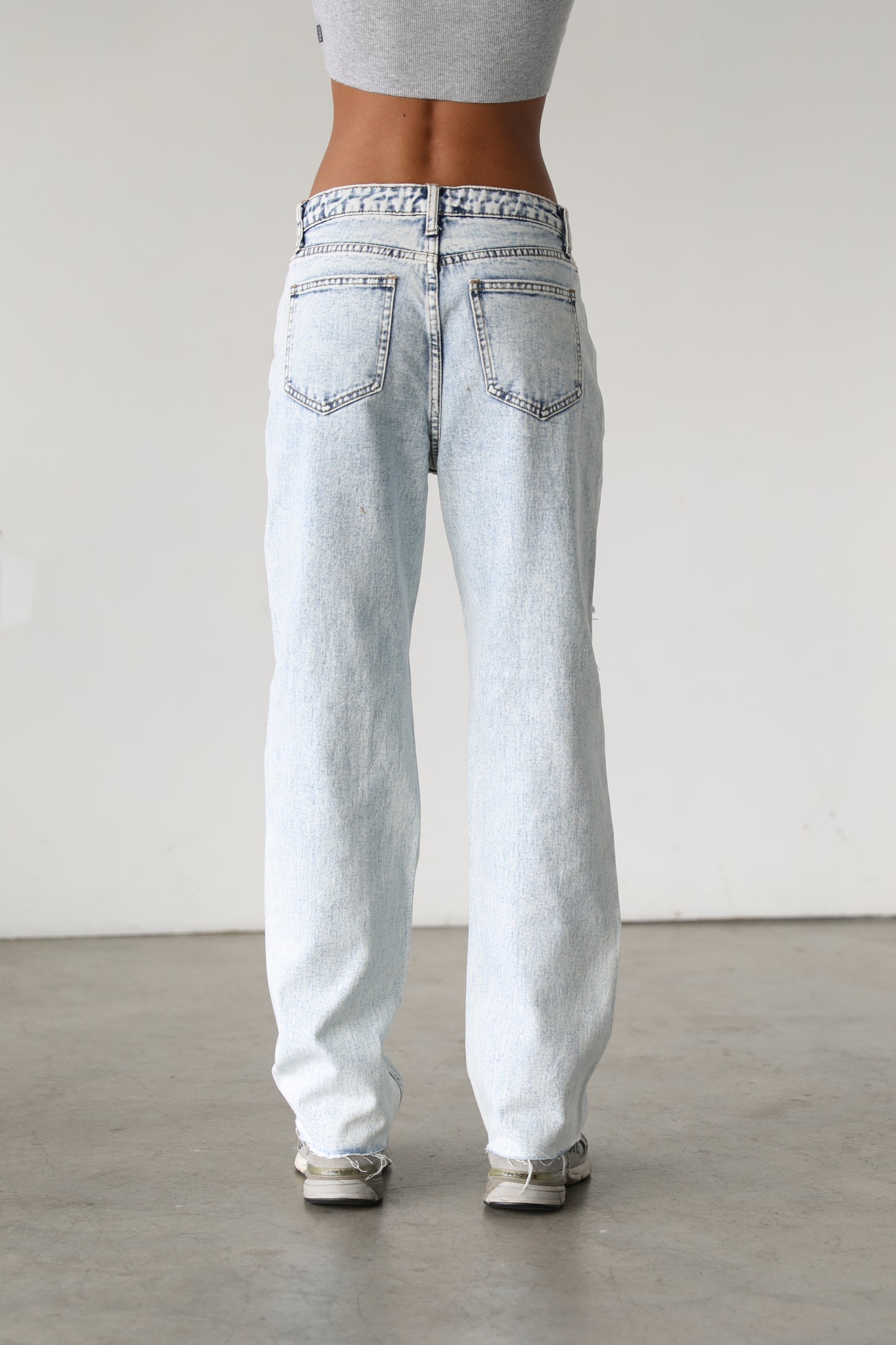 DOGMA DENIM - High Rise Straight Leg Denim Jeans- 7153