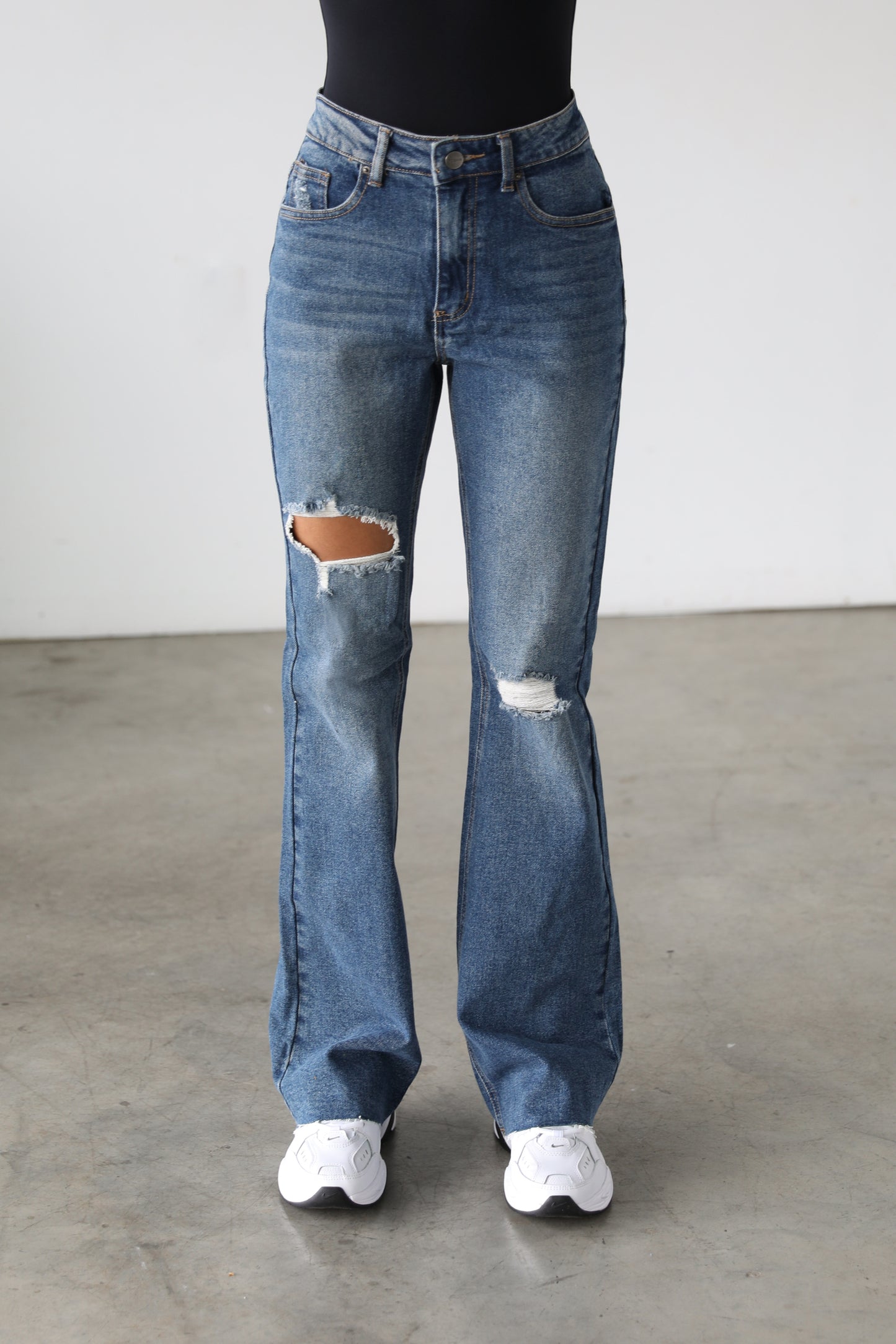 DOGMA DENIM - High Rise Flare Denim Jeans -7125